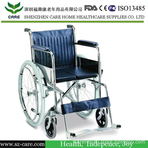 Hard Seat Cushion Steel Wheelchair (CCW04)